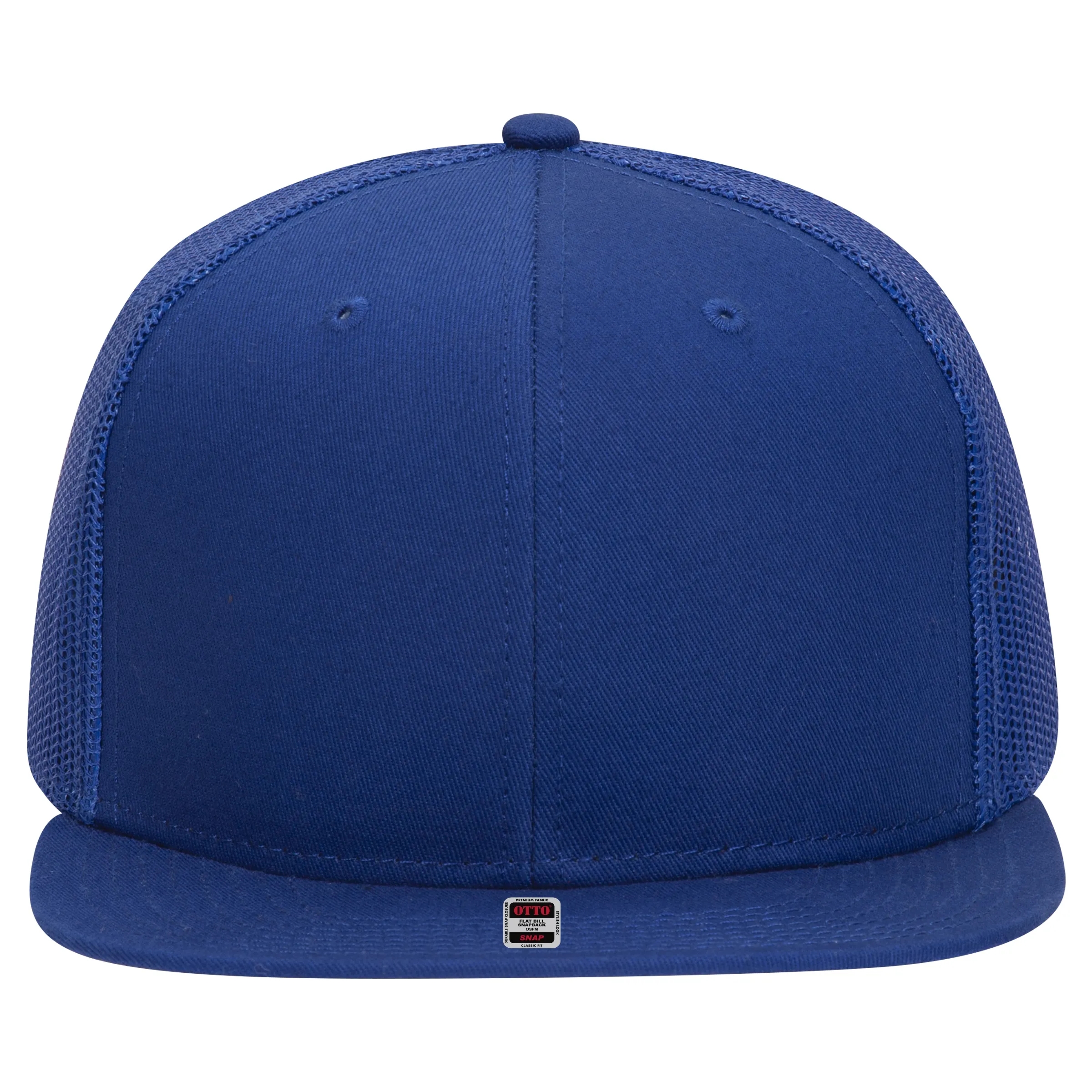 OTTO SNAP 6 PANEL MID PROFILE MESH BACK TRUCKER SNAPBACK HAT 21