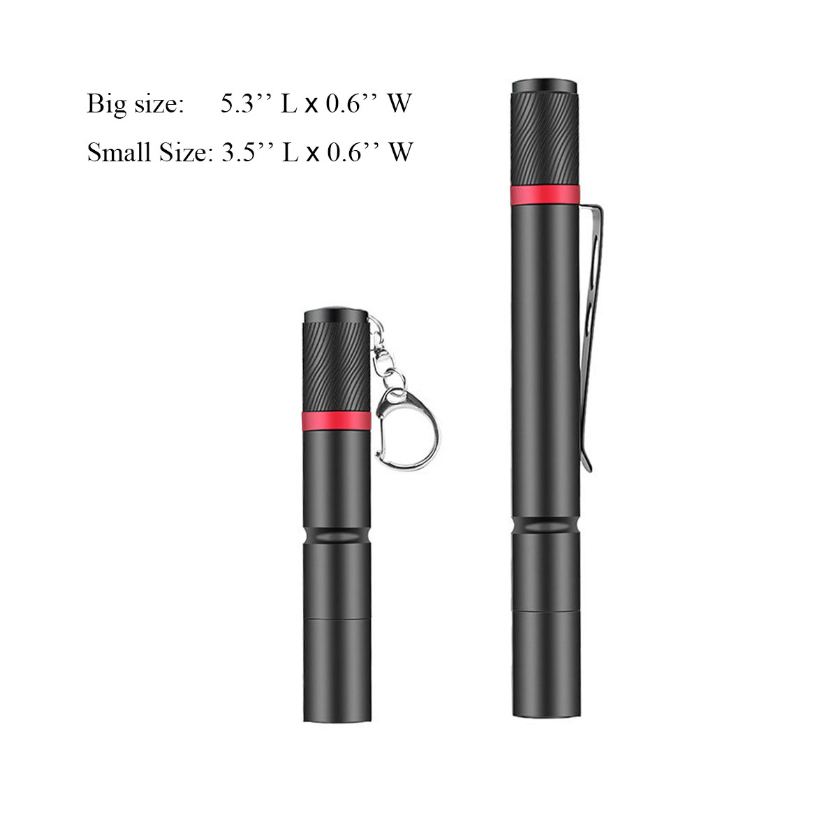 Aluminum Pen Pocket Flashlight 4