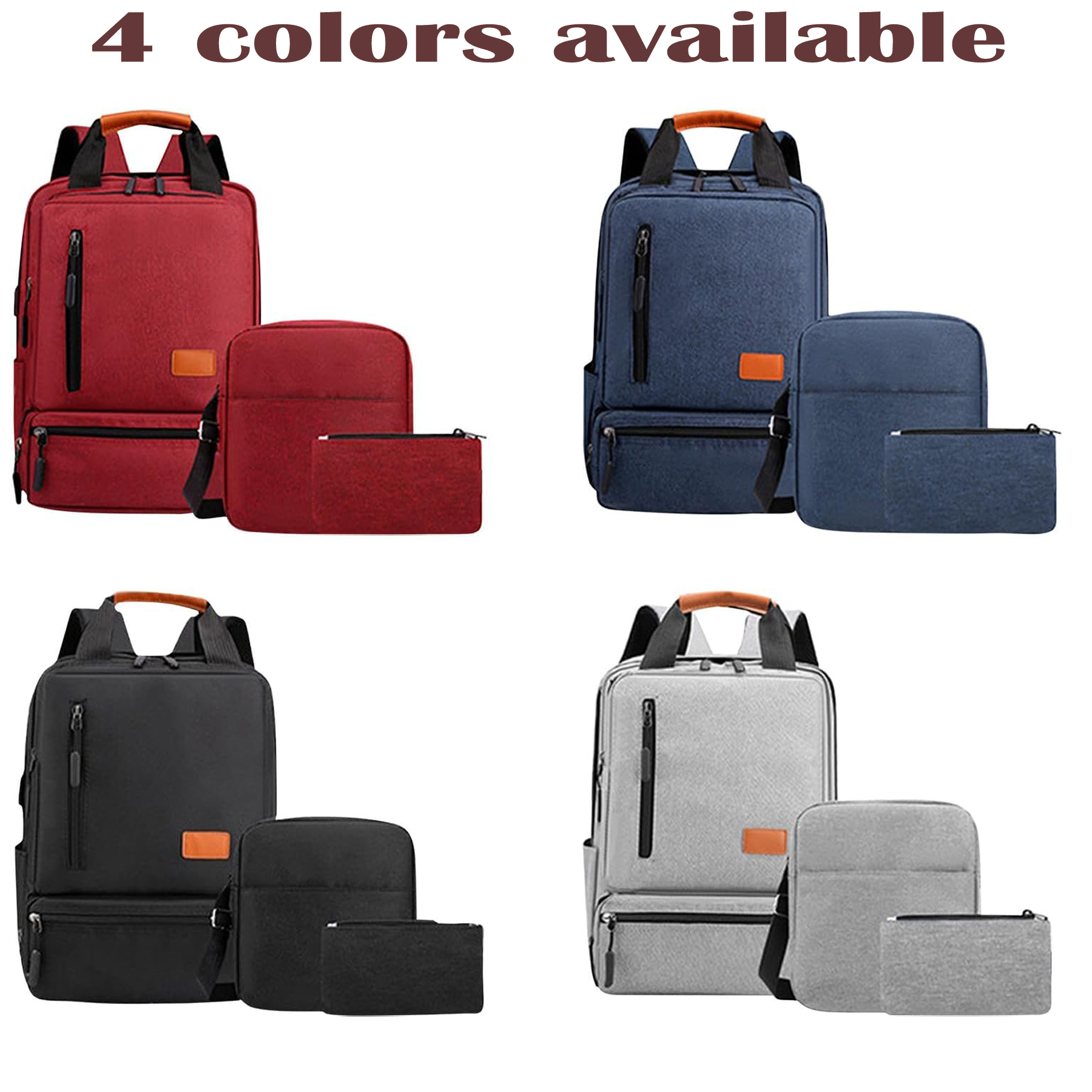 3-in-1 Business Laptop Backpack Set 4