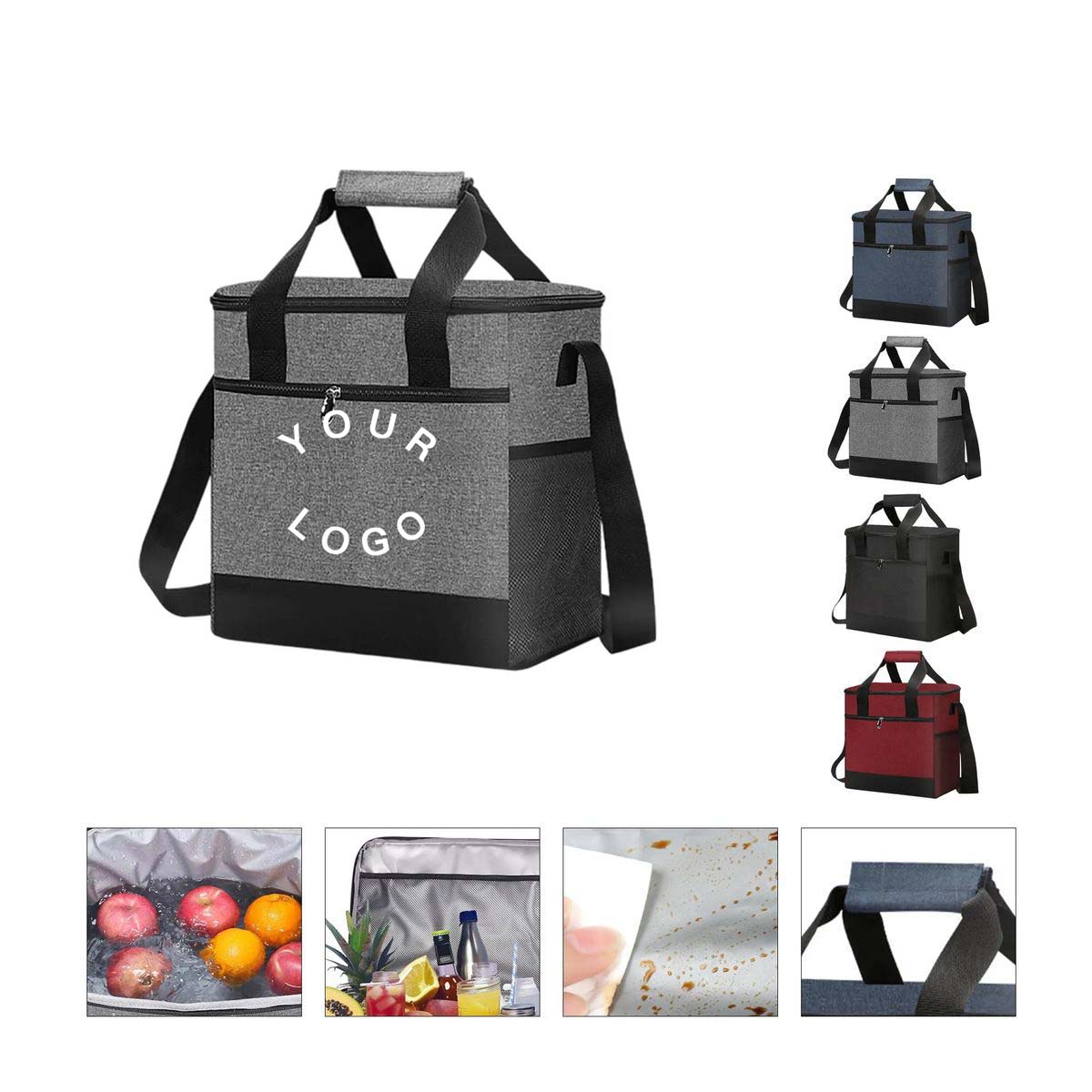 Oxford Cloth Cooler Bag with Waterproof Exterior 15L 3