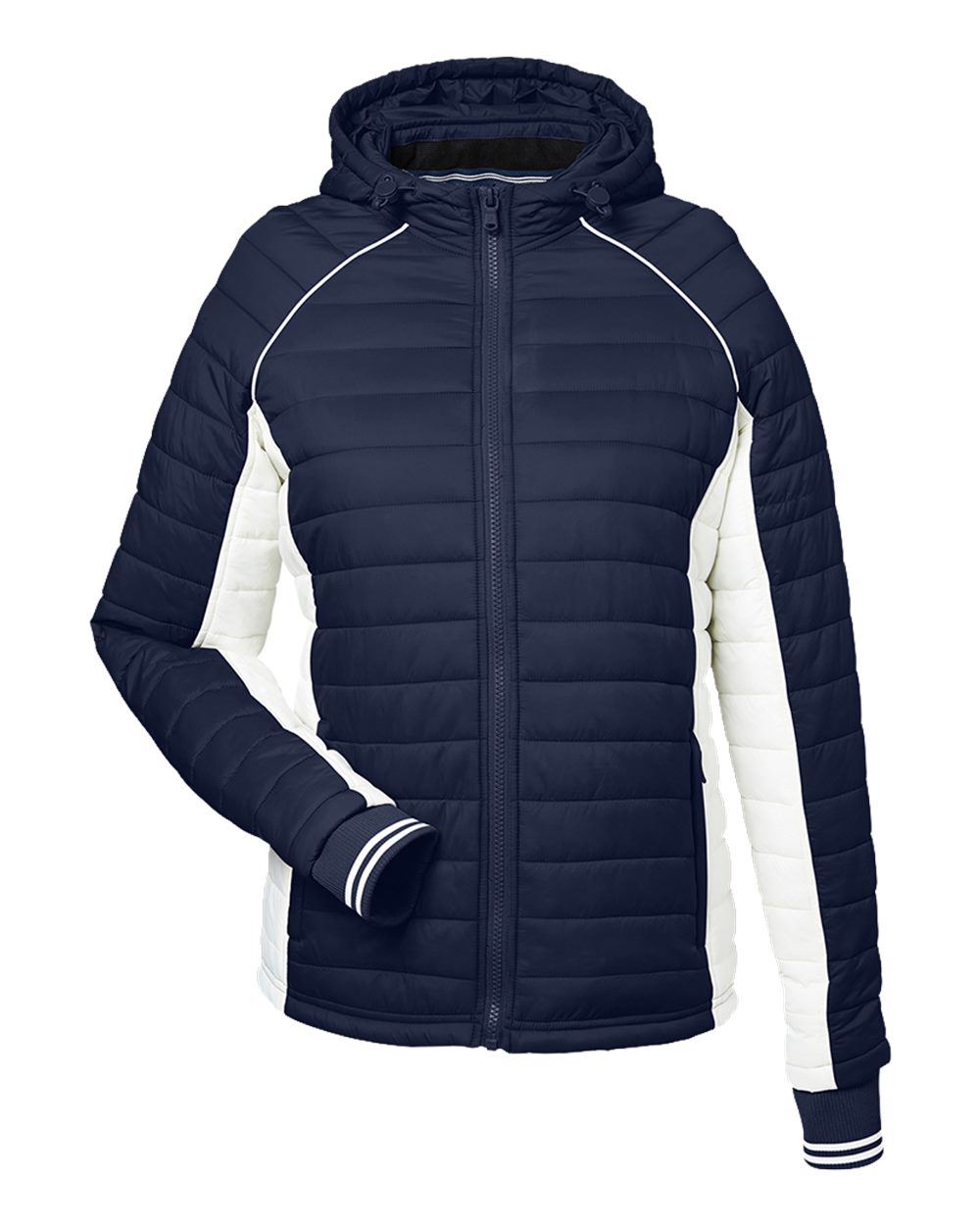 Women's Nautical Mile Hooded Puffer Jacket - N17187 10