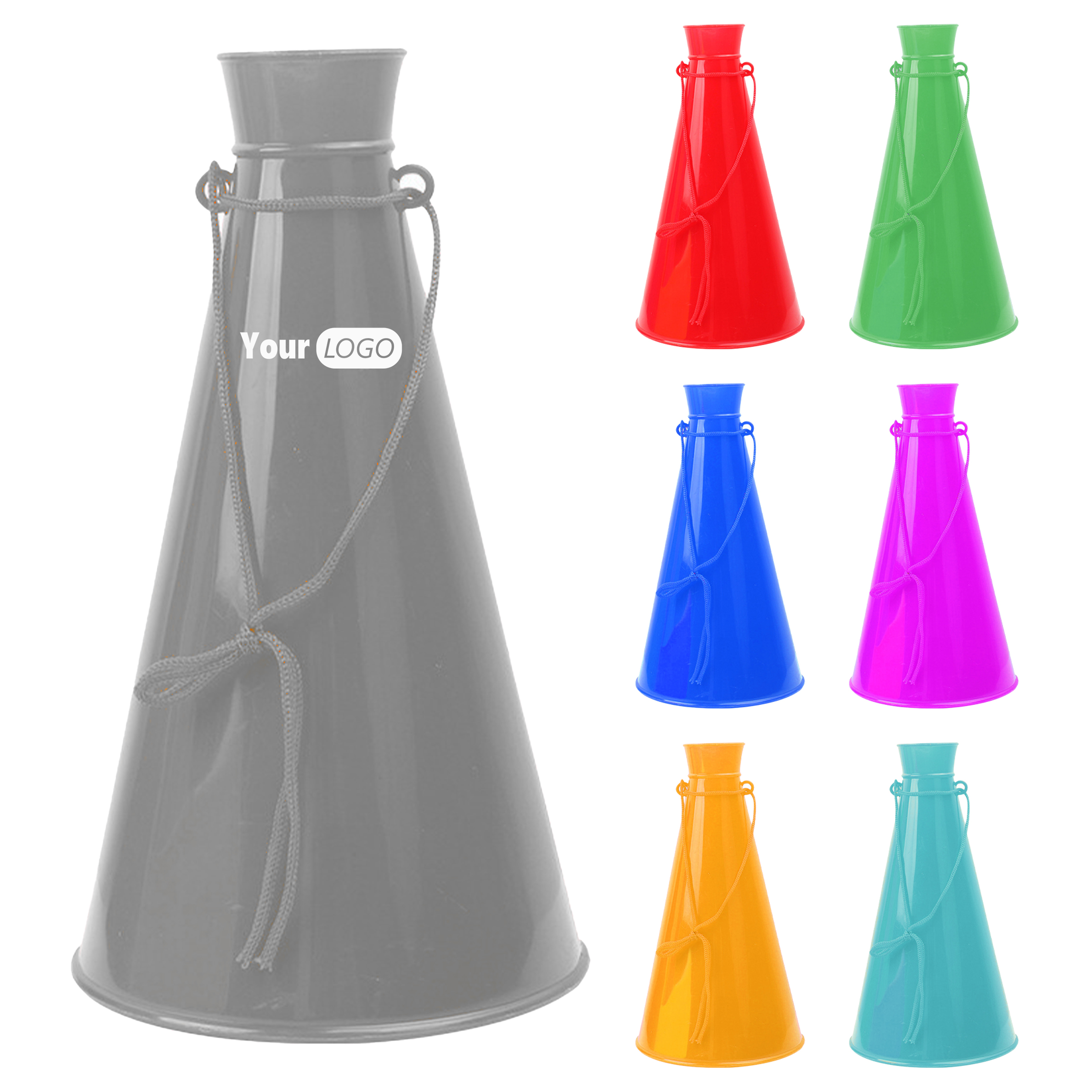 Plastic Personalized Spirit Megaphone 3