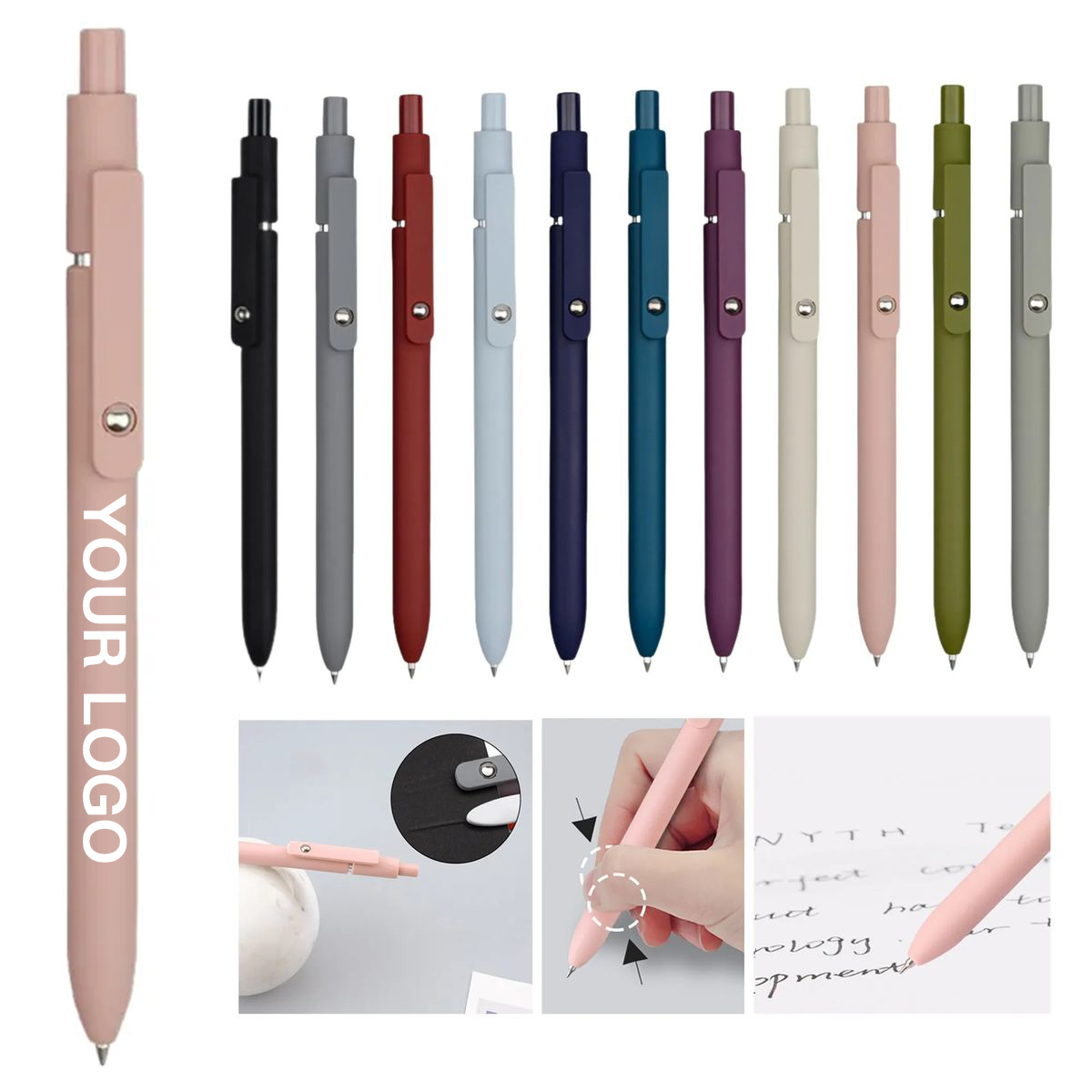 Slim Retro Ballpoint Pen with Comfortable Grip 6