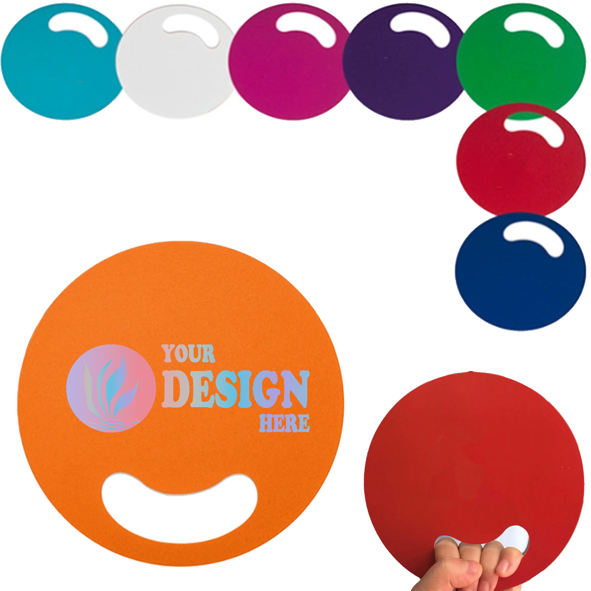 Custom Round Hand Fan 2