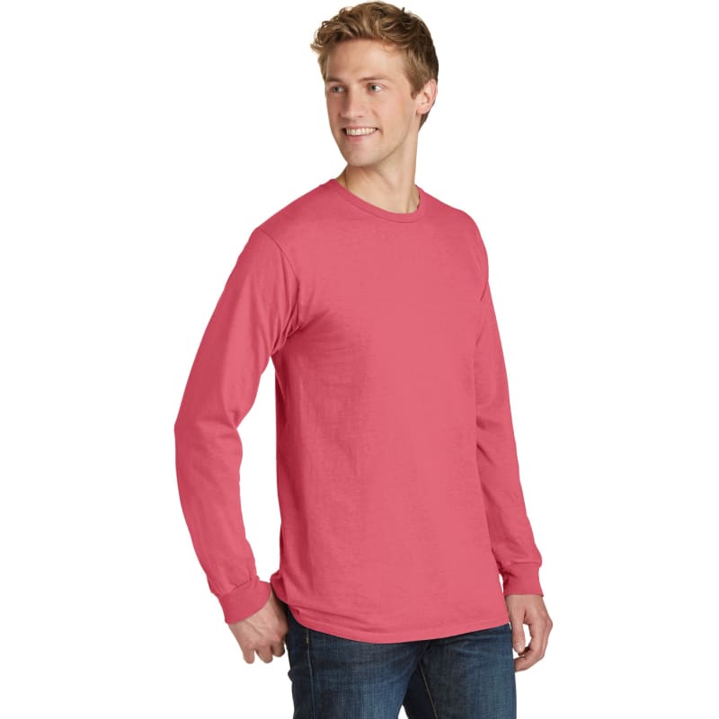 Port & Company Beach Wash Garment-Dyed Long Sleeve Tee 85