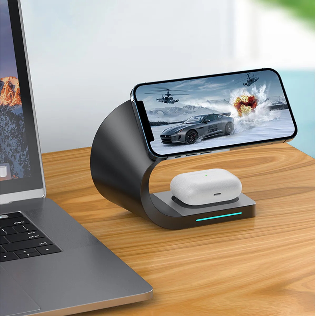 4-in-1 Magnetic Wireless Charger For IPhone/Apple Watch 6