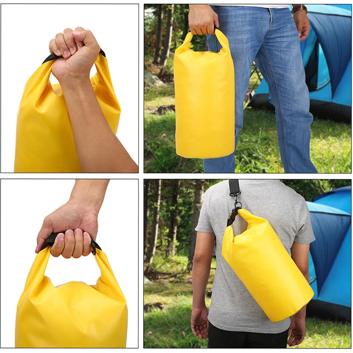 10L Floating Waterproof Dry Bag Backpack With Shoulder Strap 2