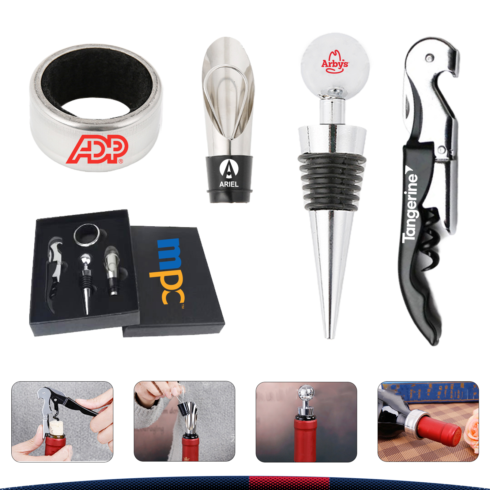 4-Piece Wine Opener Set 2