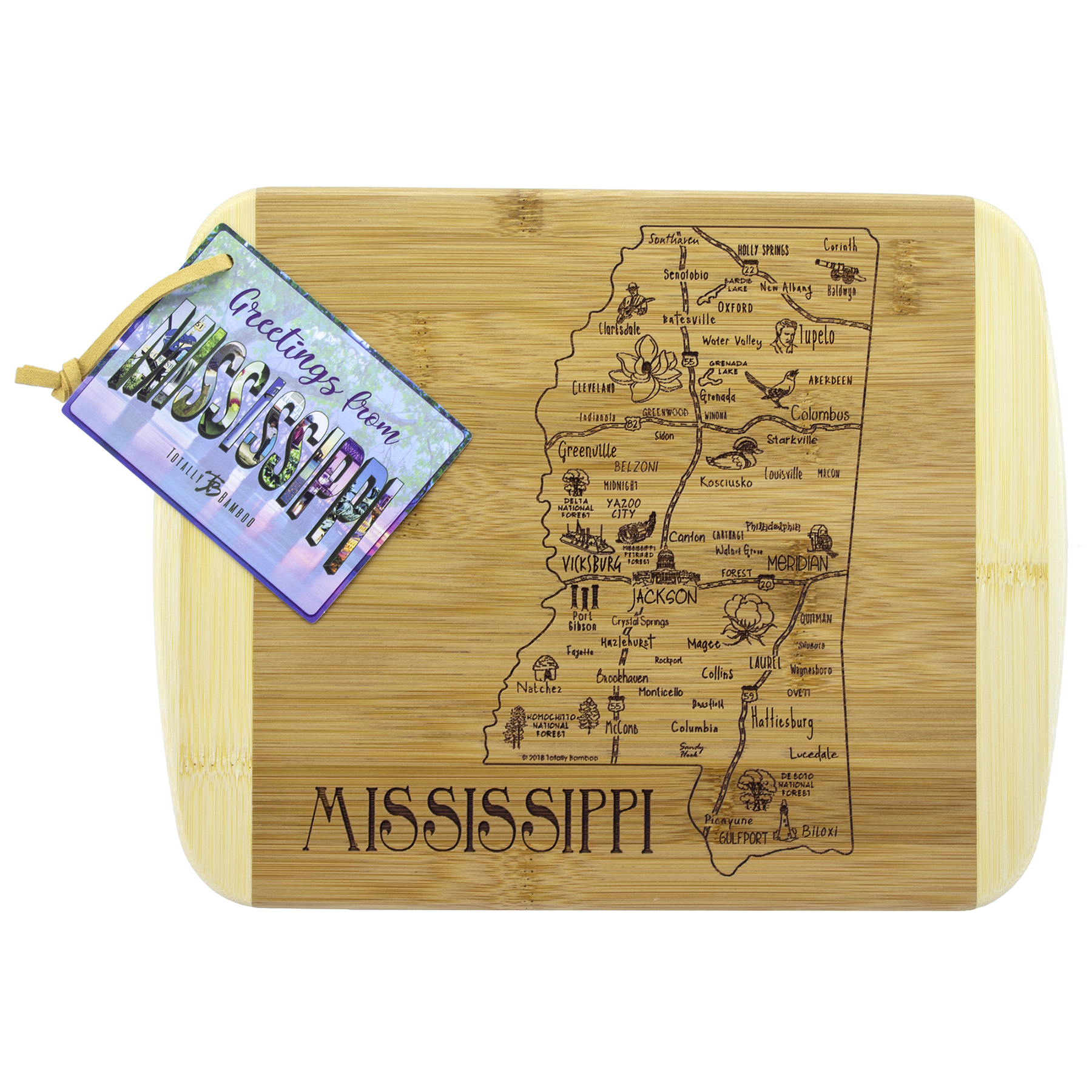 A Slice of Life Mississippi Serving & Cutting Board 2