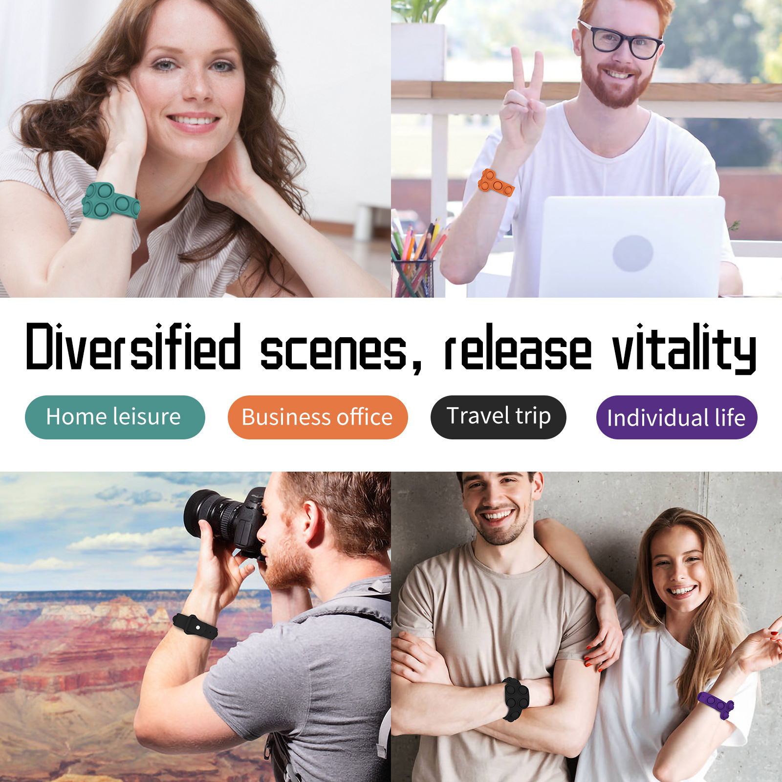 Stress Relief Wristband Fidget Toys 2