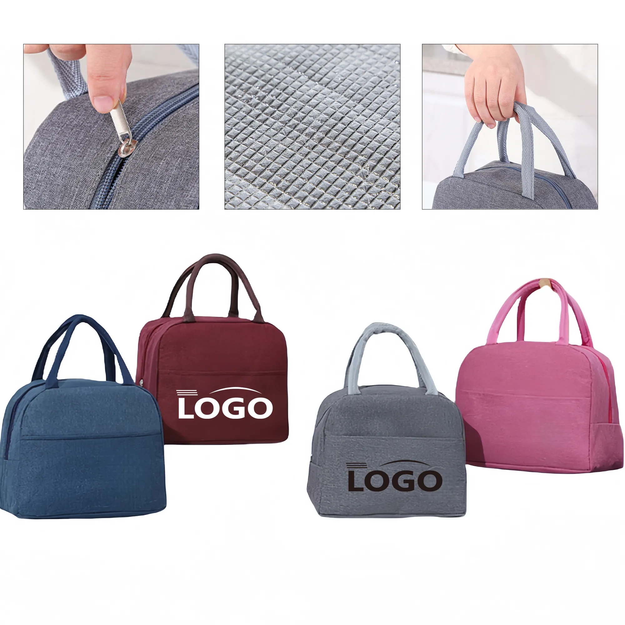Thickened Aluminum Foil Heat And Cold Preservation Lunch Bag