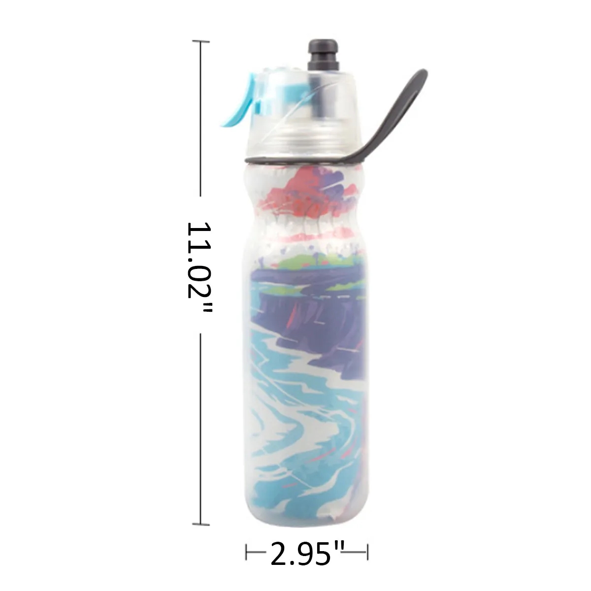 20oz Leakproof Heat Insulation Sports Spray Water Bottle 5