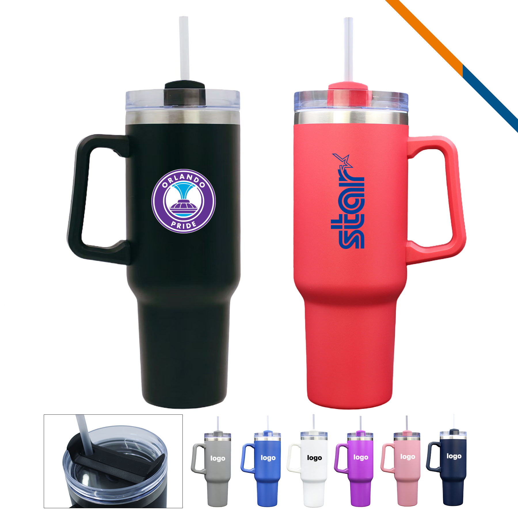 Munious Stainless Steel Mug - 40 OZ. 7
