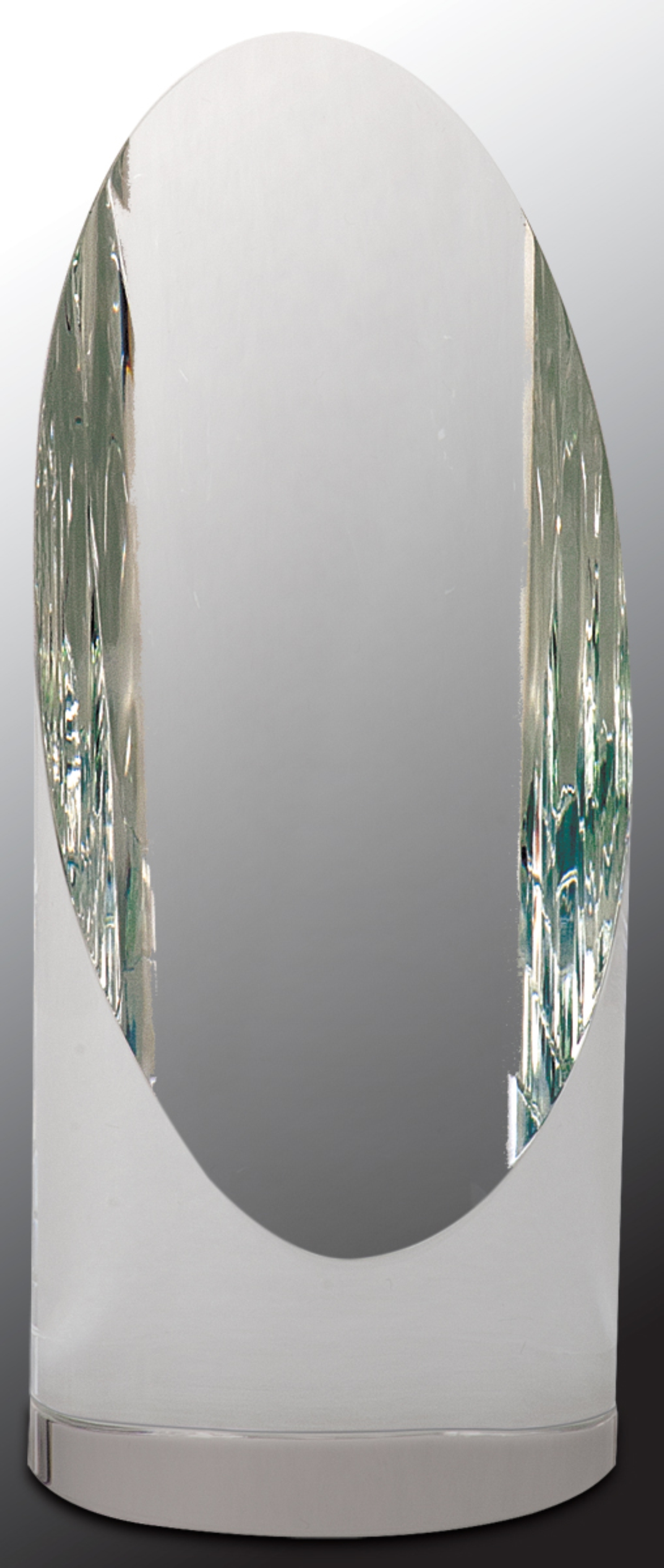 6 1/2" Crystal Cylinder Award 2