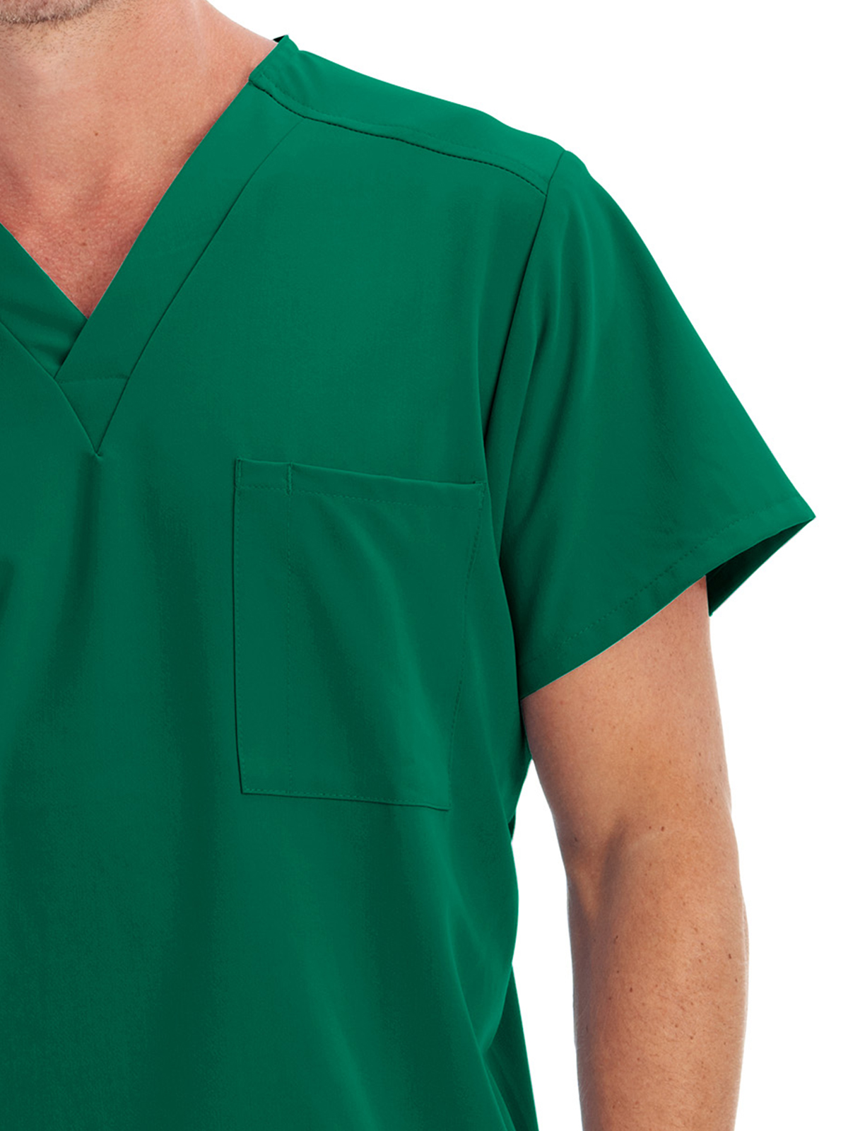 Jockey - Unisex 1-Pocket V-Neck Top 8