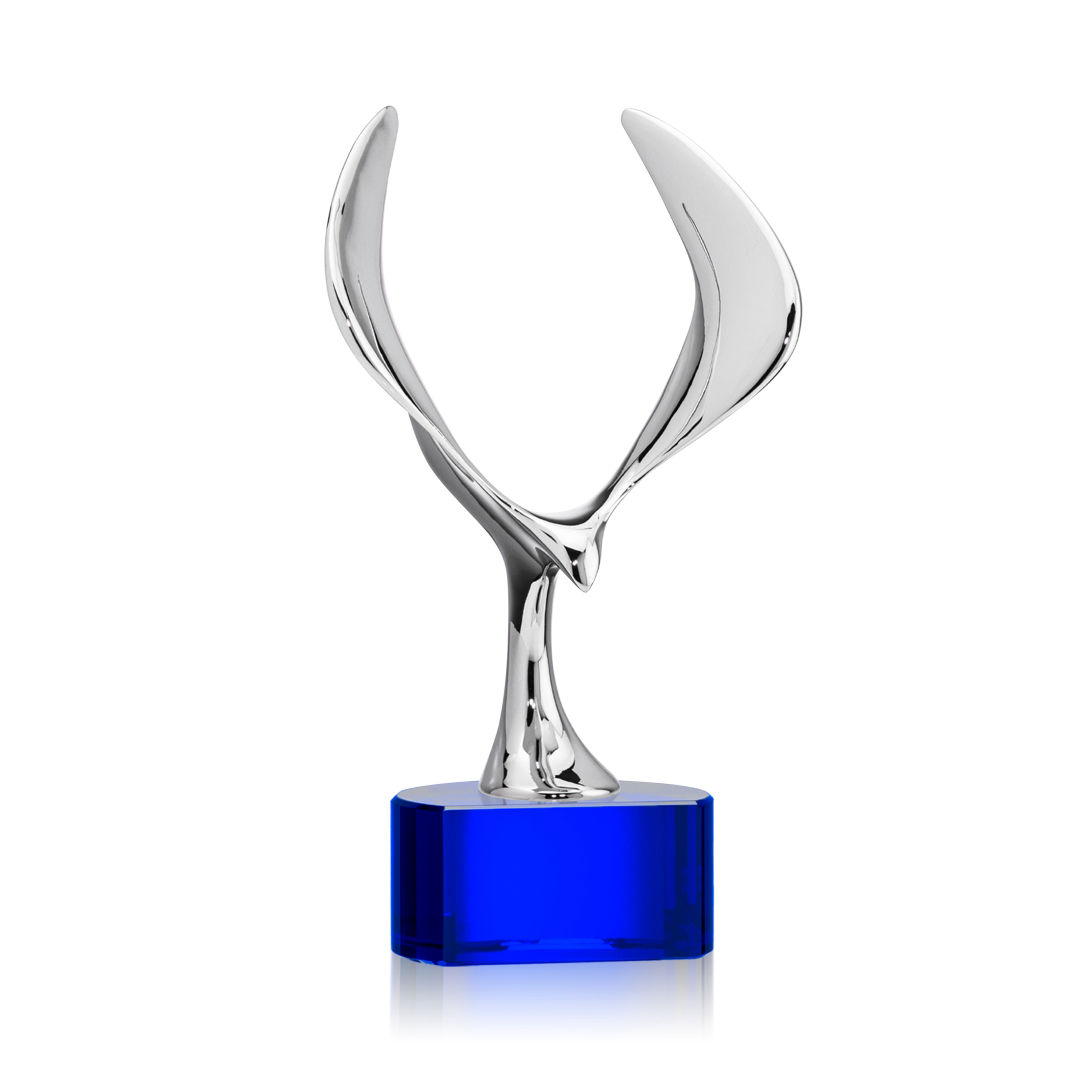 Maverick Eagle VividPrint™ Award on Paragon Base - Blue 3