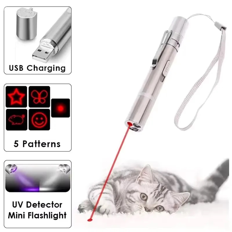 Rechargeable Cat Interactive Laser Toy 6