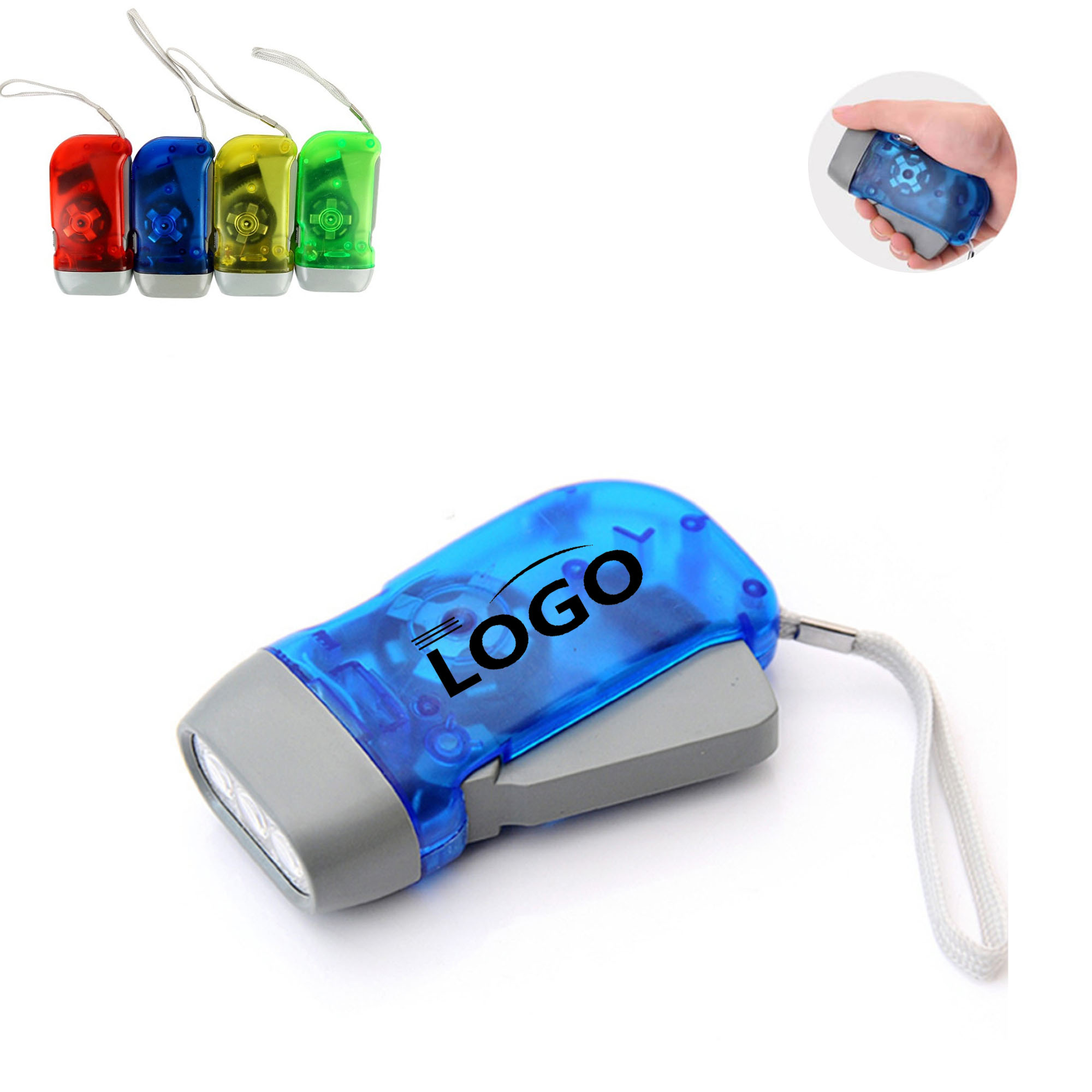 Customizable Hand Pressed Eco Friendly Flashlight 2