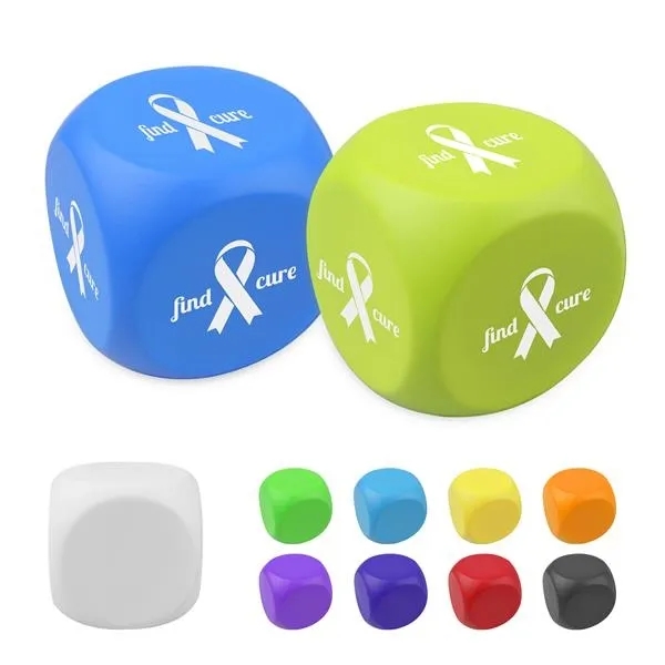 PU Dice Shape Stress Reliever Balls 7