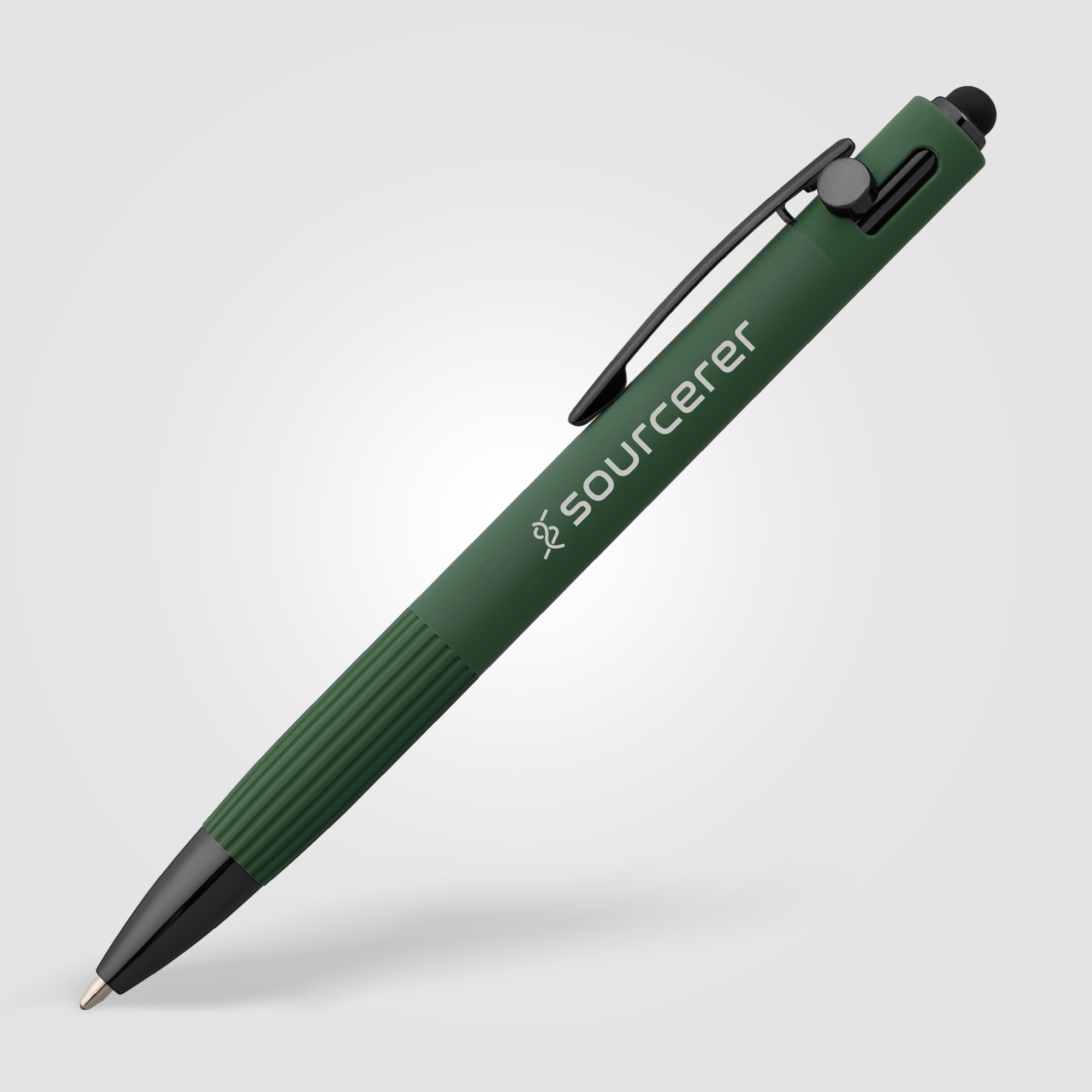 Saga Recycled Aluminum Bolt Action Stylus Pen 30