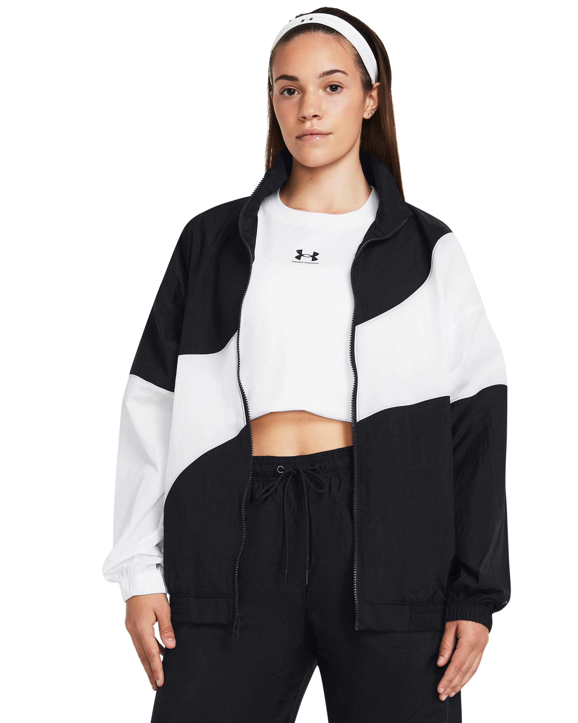 UA Legacy Crinkle Women's Jacket 4