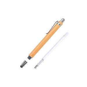 2 In 1 Bamboo Writing Pen With Stylus 17
