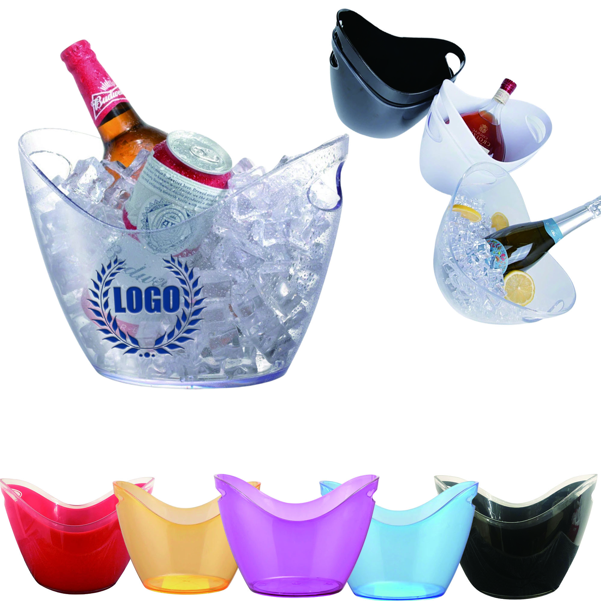 Party Plastic 8L Ice Bucket 9