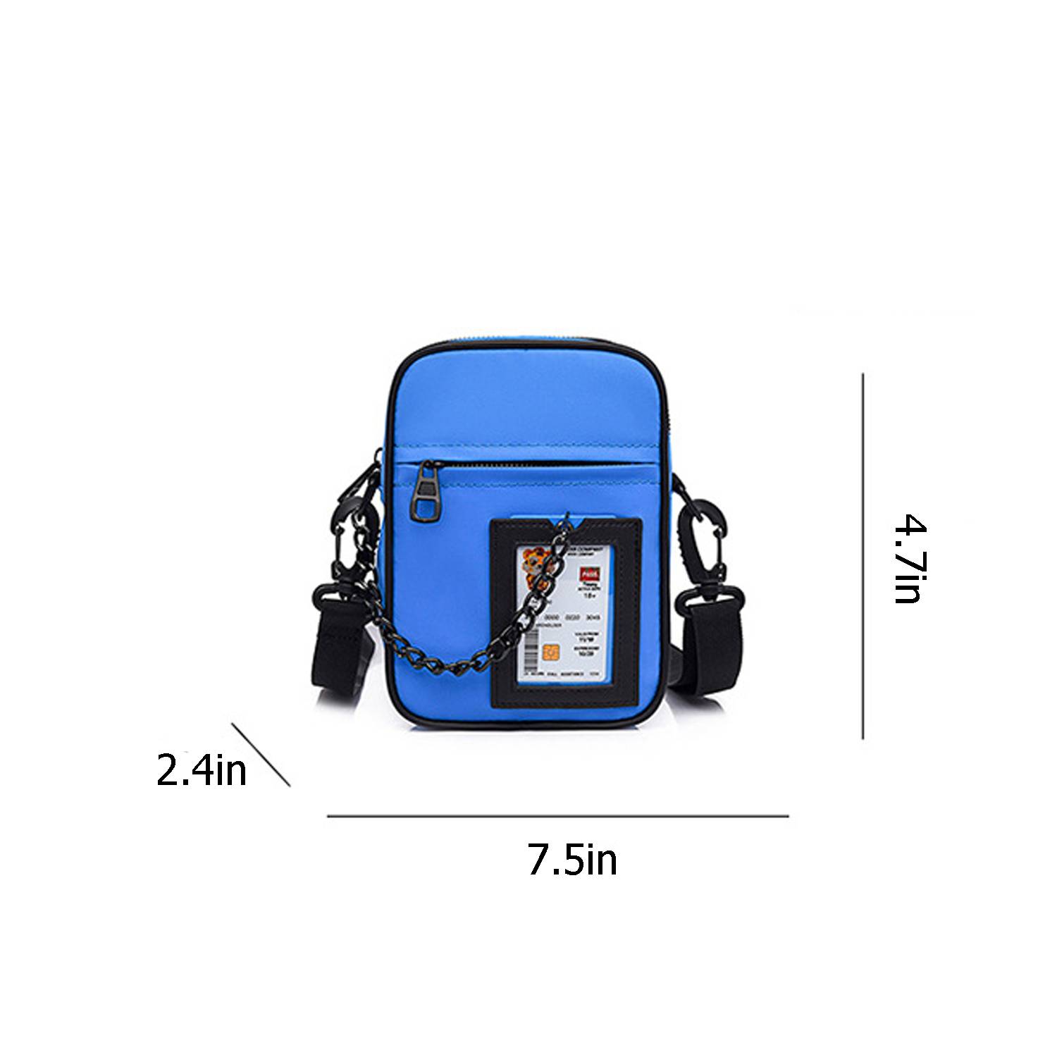 Oxford Crossbody Bag With Chain 3