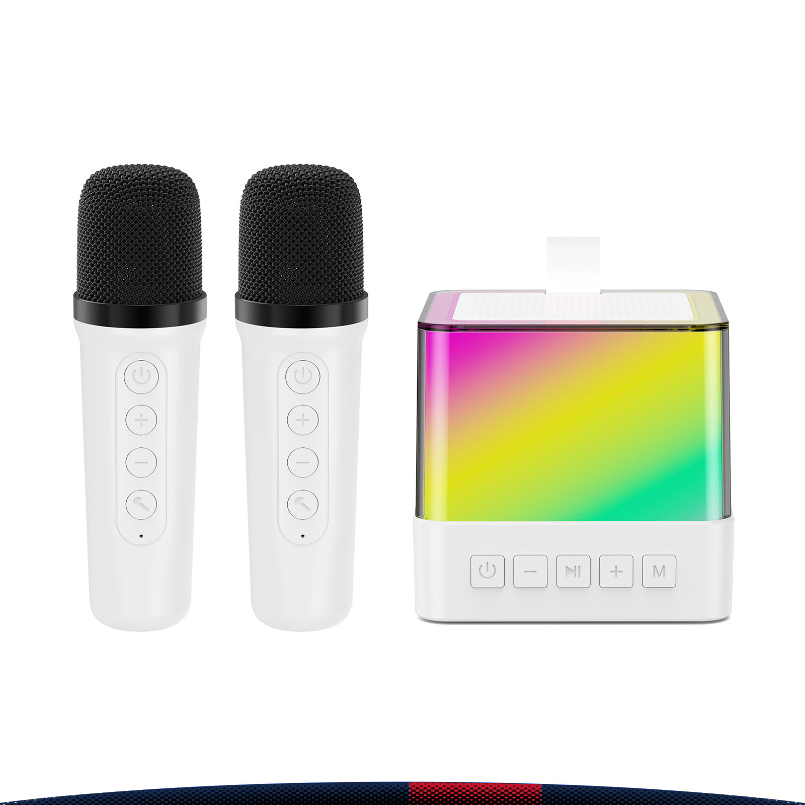 Caluren RGB Lighting Bluetooth Karaoke Set 4
