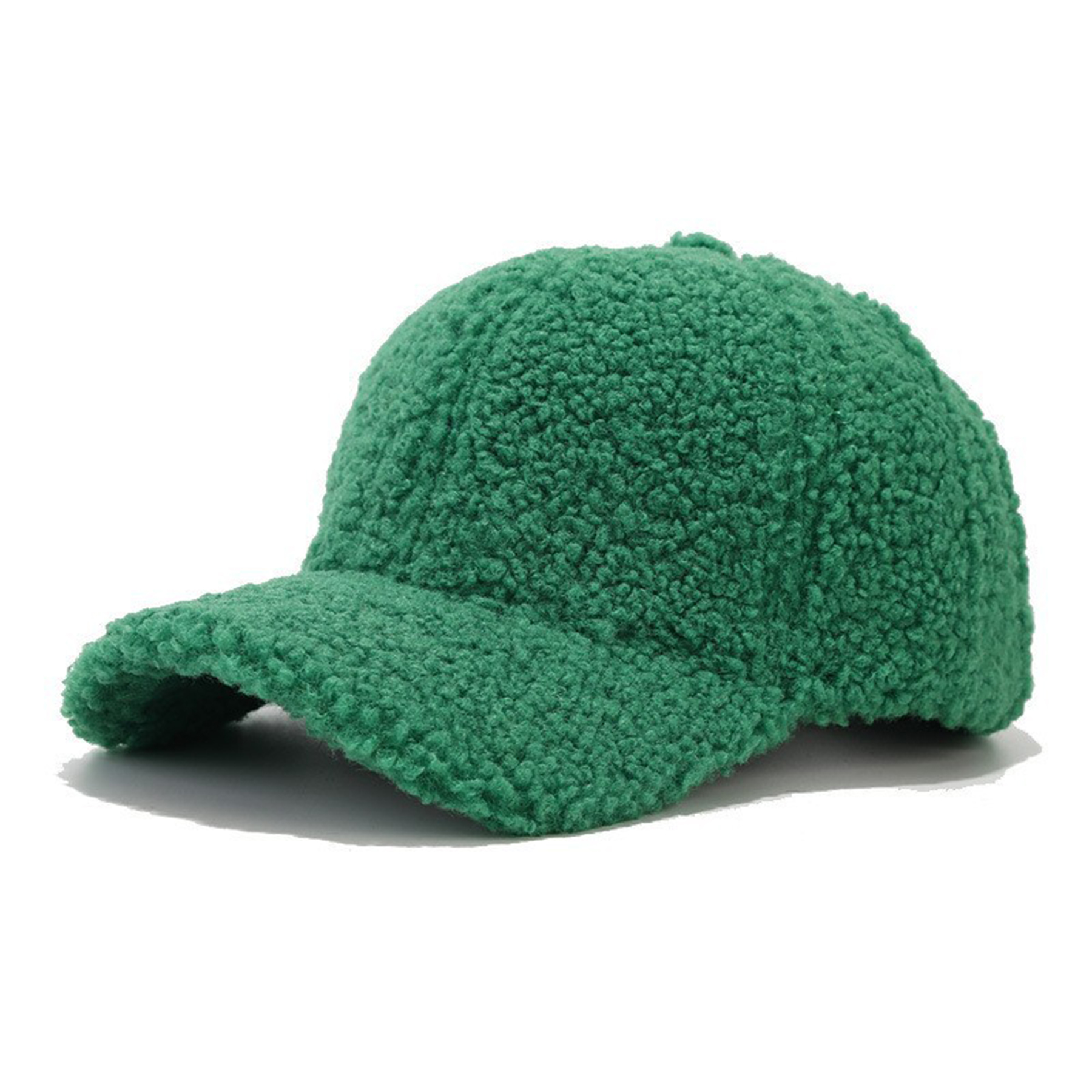 Women Winter Lamb Wool Baseball Cap 9