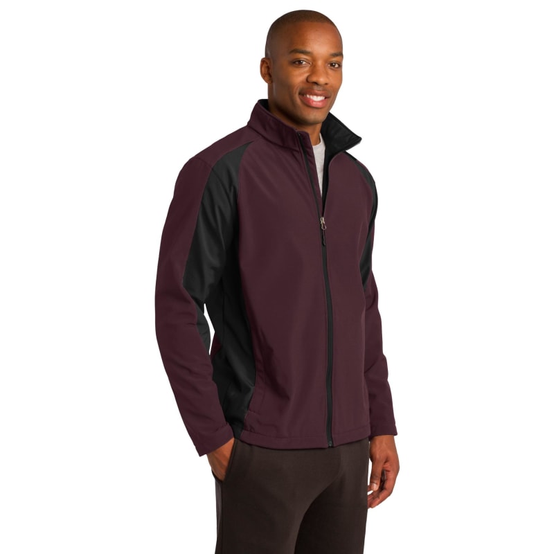 Sport-Tek Colorblock Soft Shell Jacket. 11