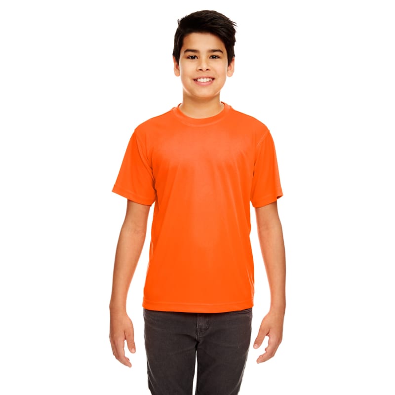 UltraClub Youth Cool & Dry Sport Performance Interlock T-Shirt 32