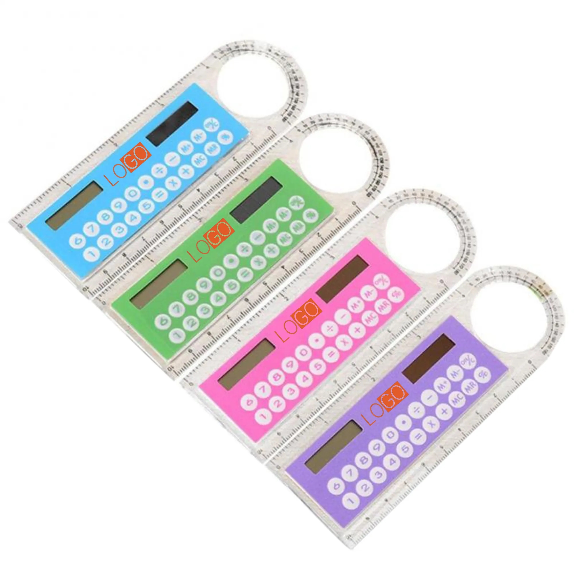 Multifunctional Solar Powered Ruler Calculator 4