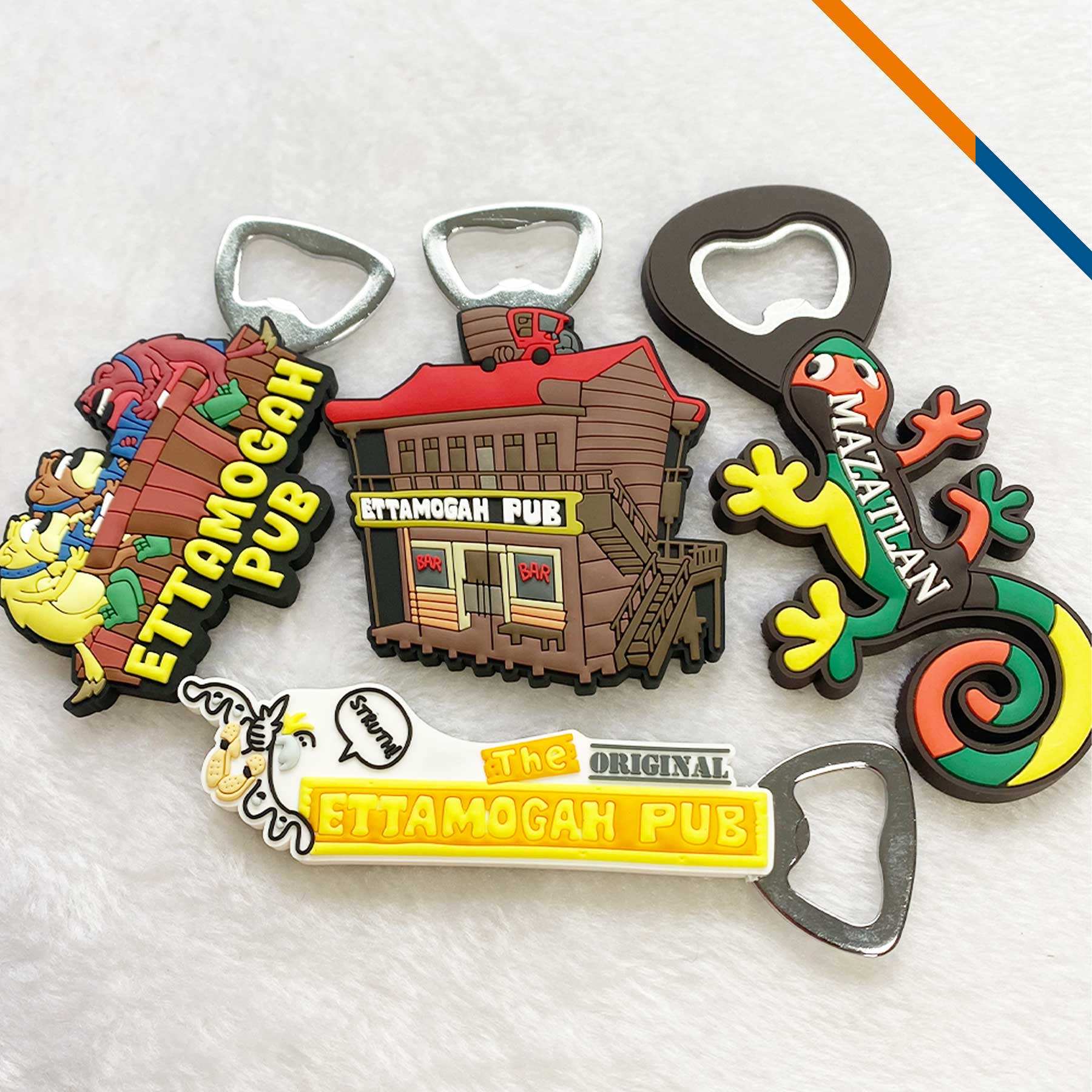 SipMag Custom PVC Fridge Magnet Bottle Opener 3