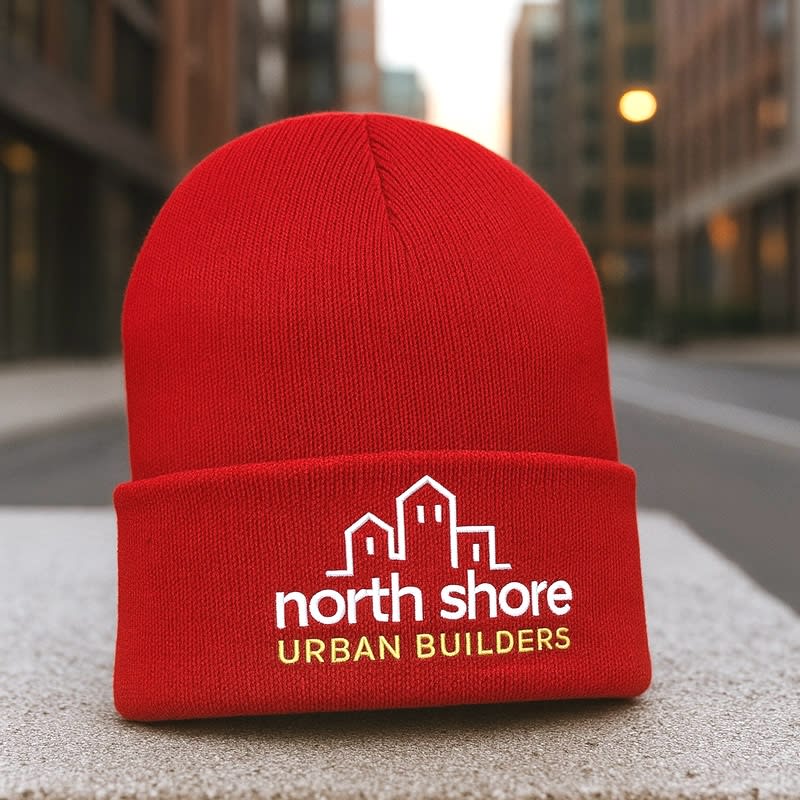 Custom Embroidered Snug Fit Beanie 18