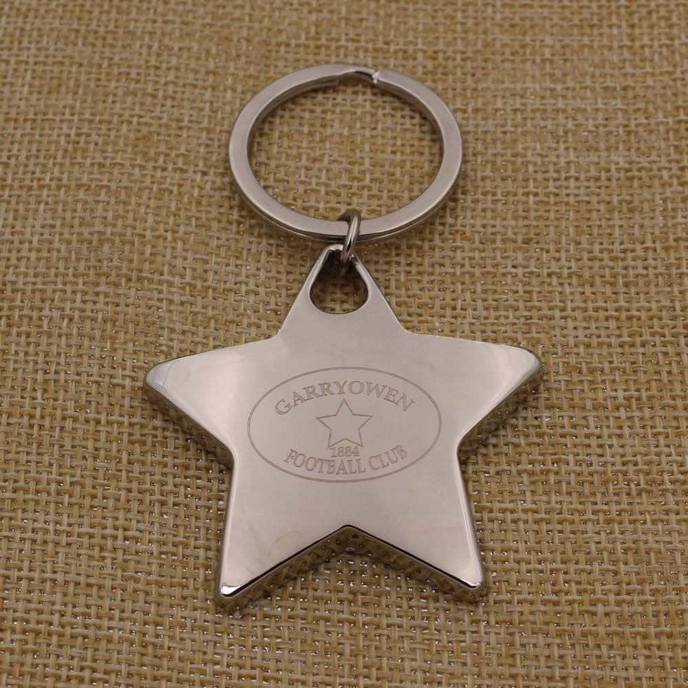 Metal Star Keychain 3