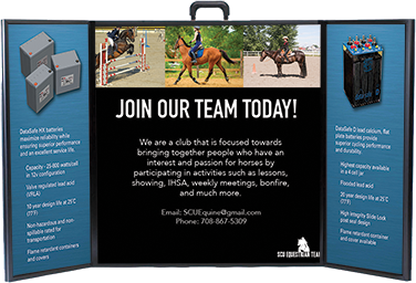 Voyager Monster Panel Folding Tabletop Display