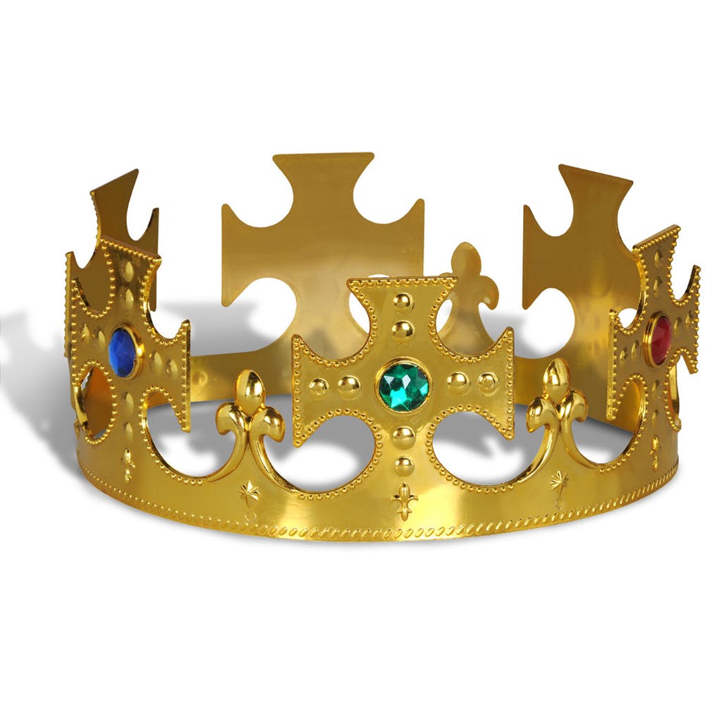 Jeweled King's Crown - Gold 2