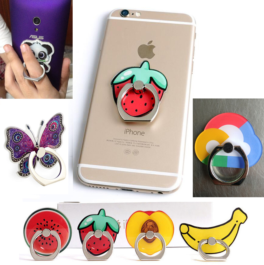 Custom Adhesive Cell Phone Ring Holder - Full Color 4