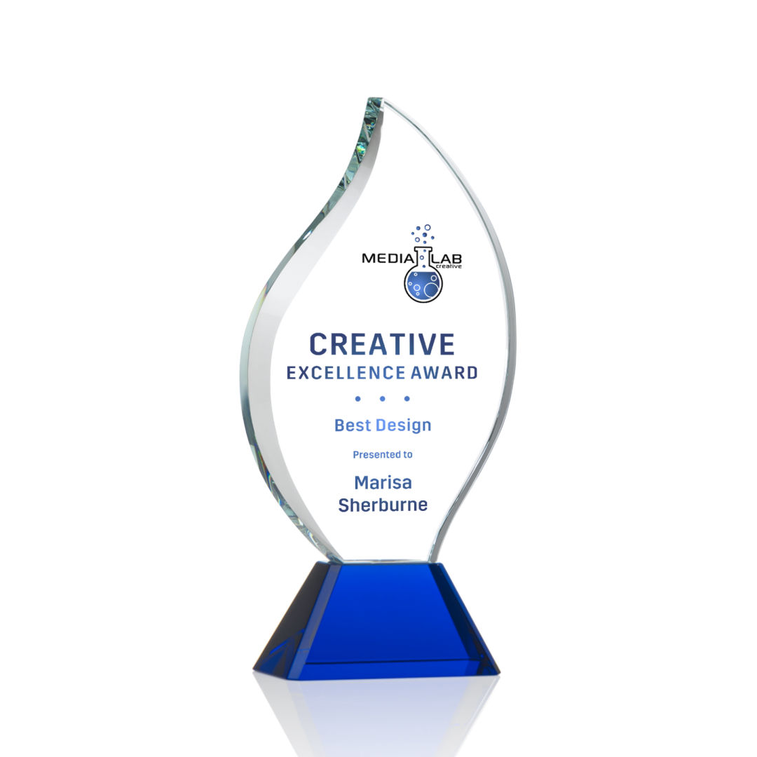 Norina Flame VividPrint™ Award - Blue 11