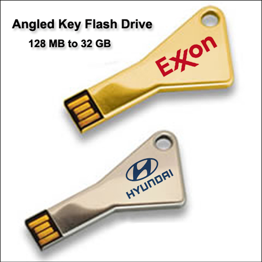 Key Angled Flash Drive / USB - 64 GB