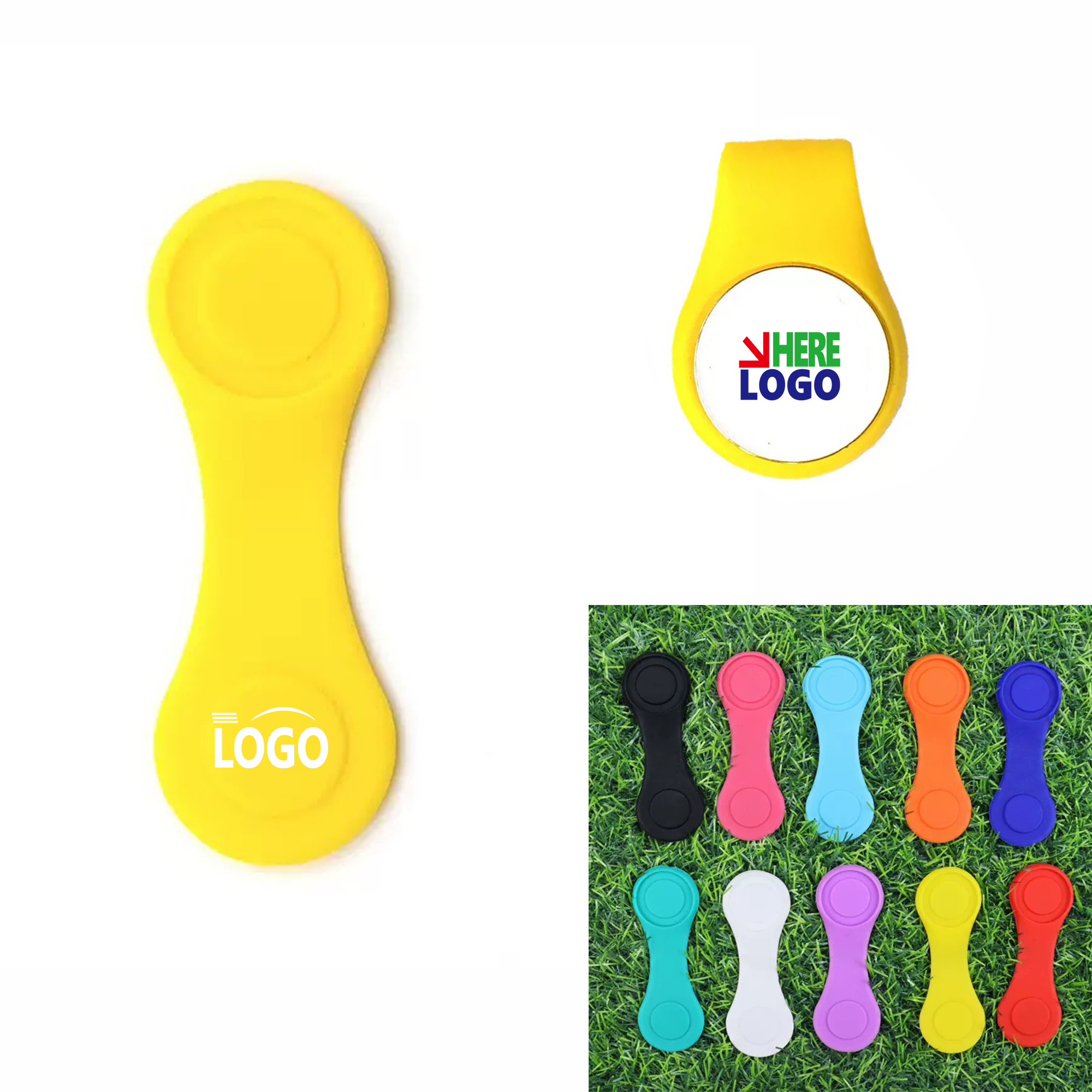Silicone Magnetic Golf Hat Clip MOQ 10 pcs 1