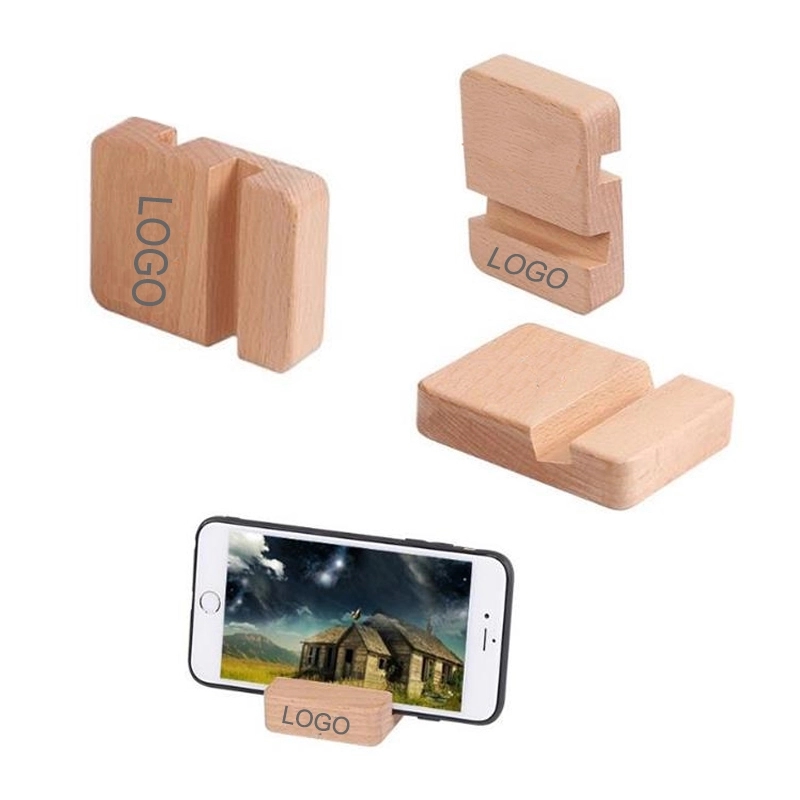 Wood Mobile Phone Stand 2