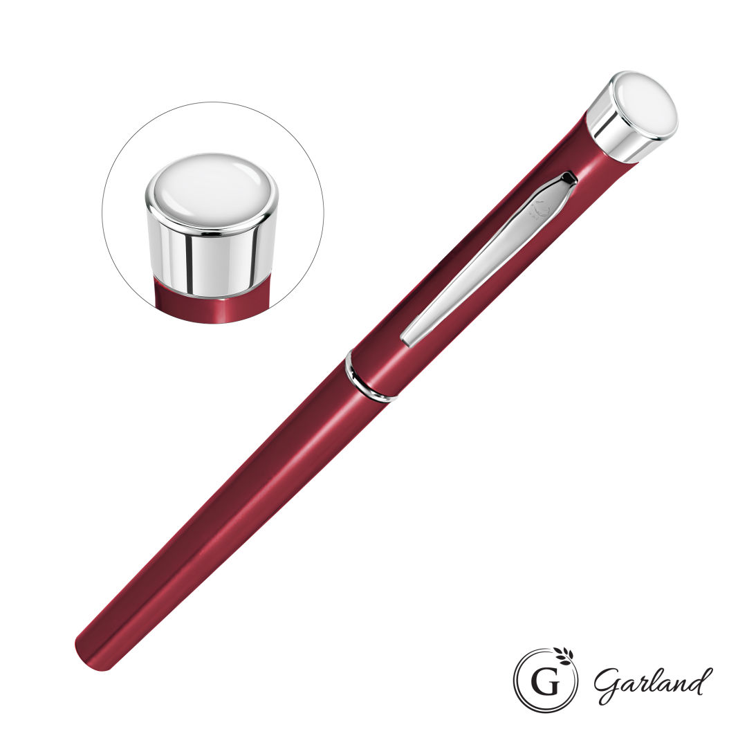 Garland® Color Custom Rollerball Pen - Chrome Accent 10