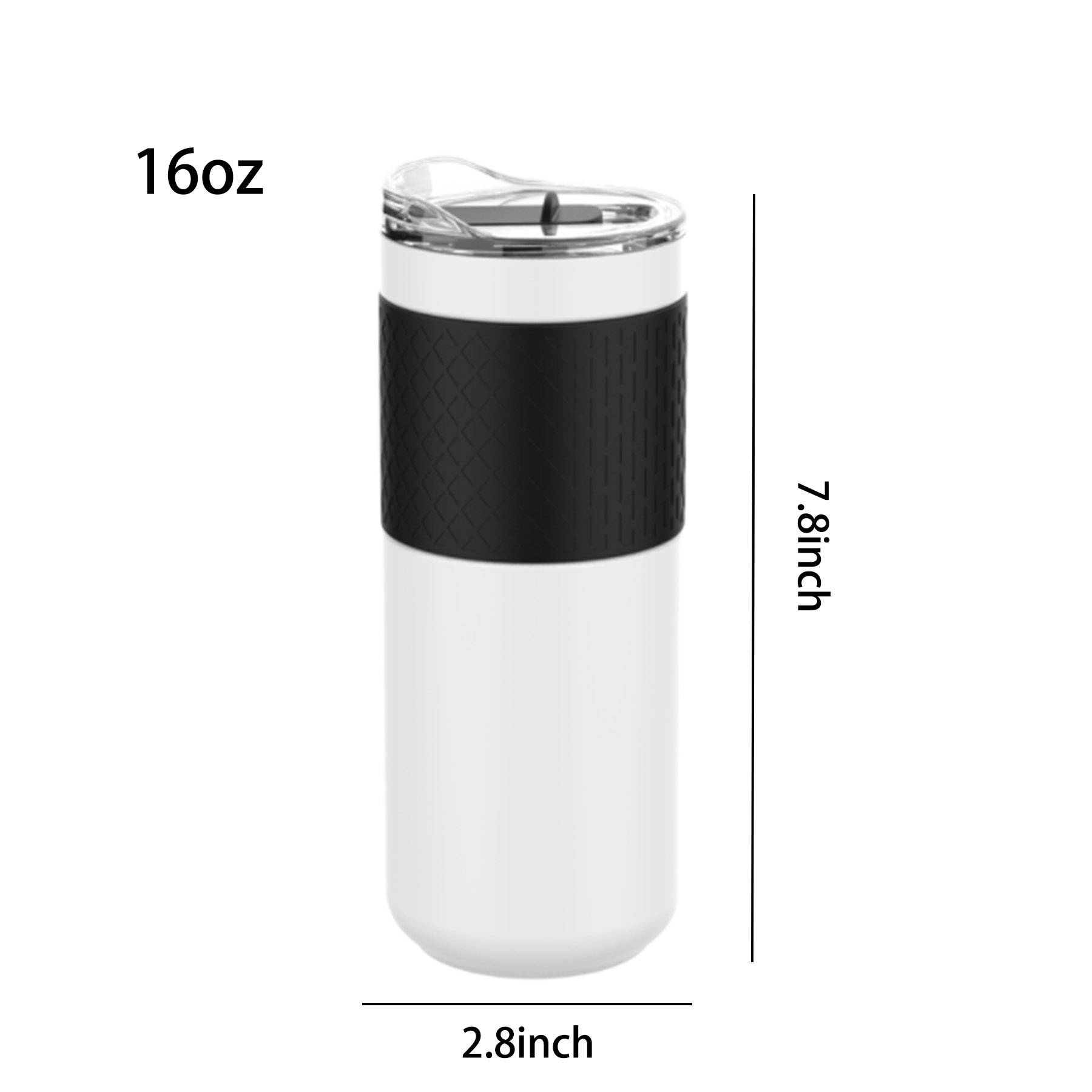 16oz double wall stainless steel insulated water bottle 2