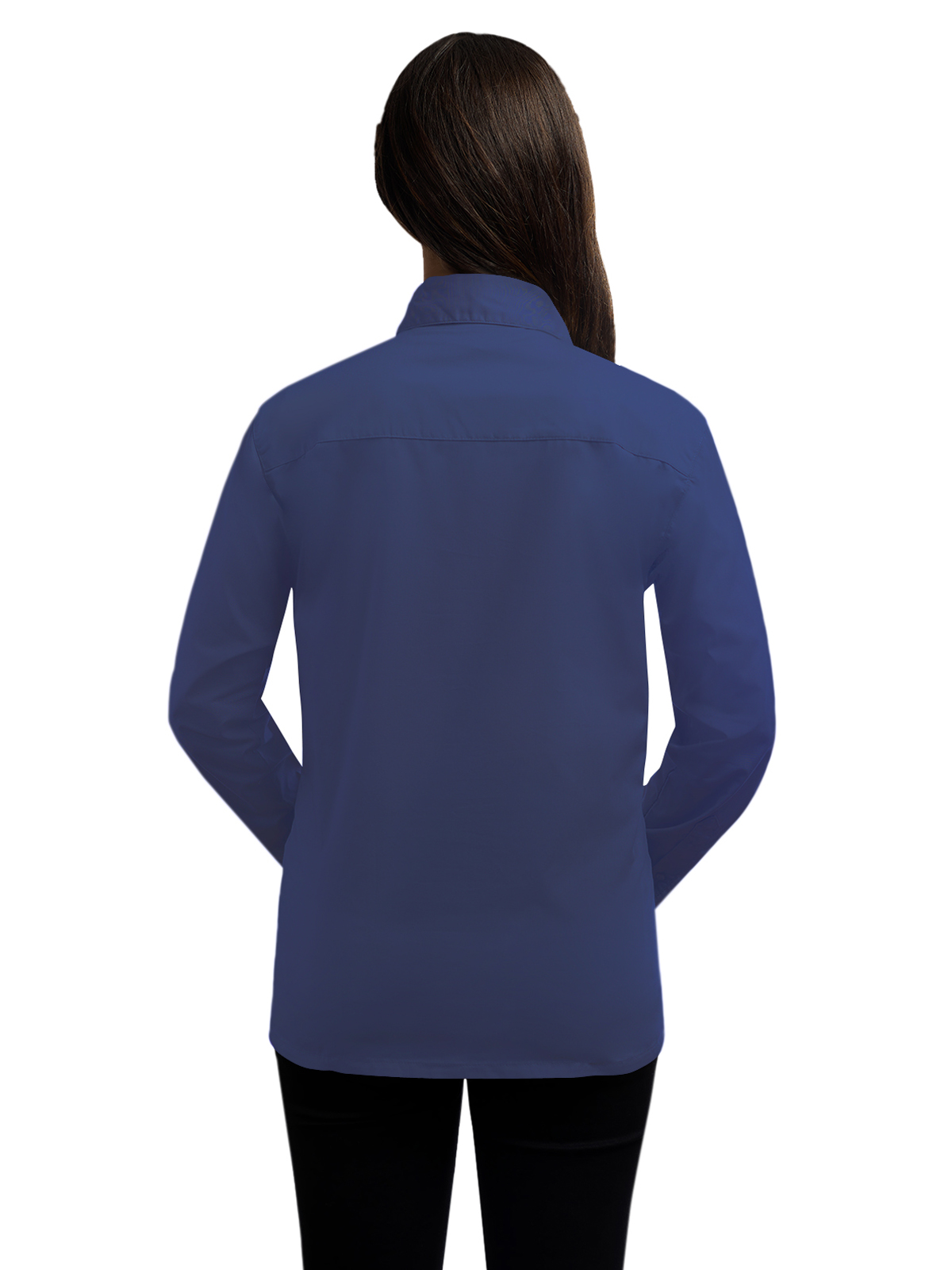 Blue Generation - Women's Pocketless Long Sleeve Superblend Poplin Shirt 98