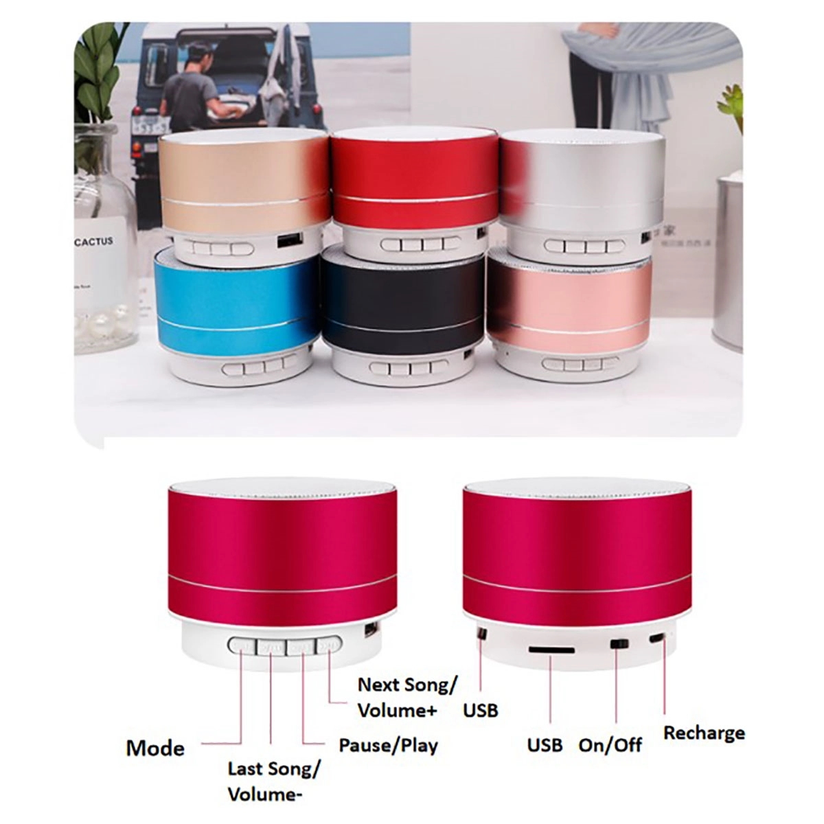Mini Bluetooth Speaker Auldio 2
