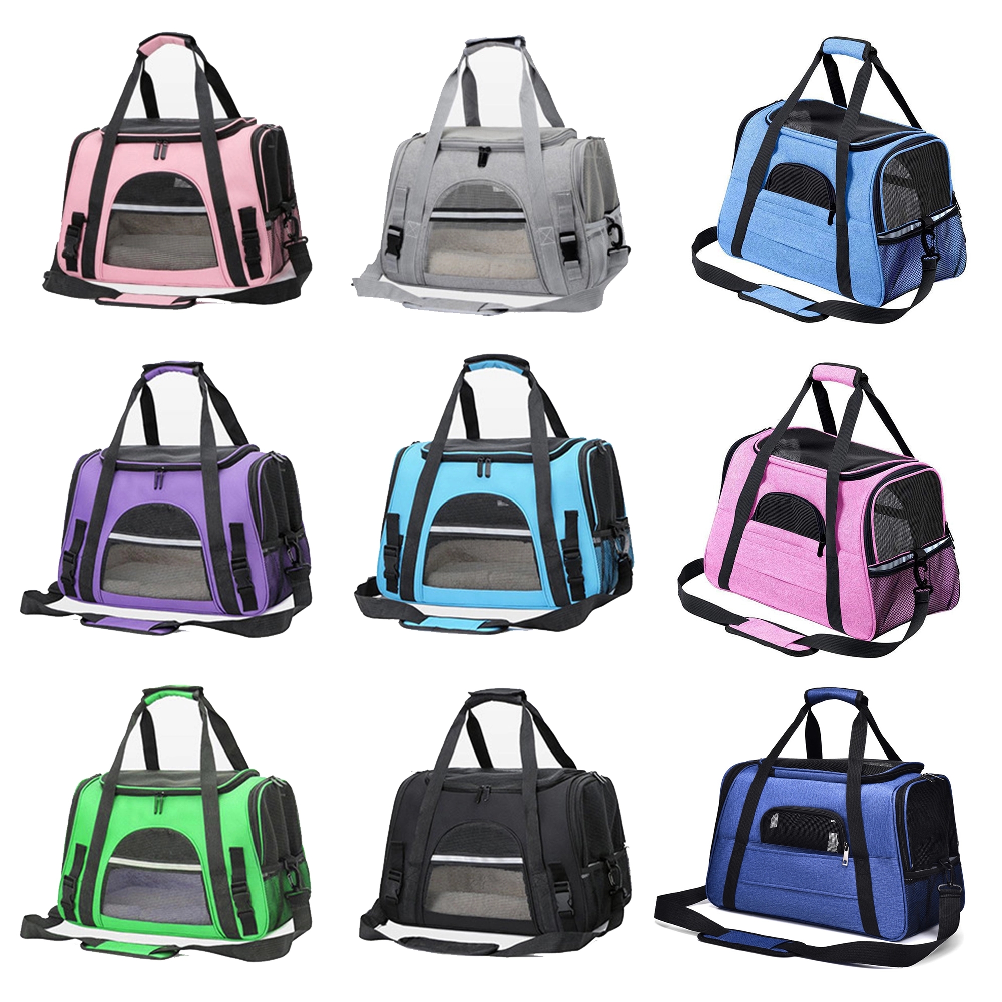 Pet Travel Carrier Bag With Plush Cushion 3