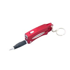 Folded Scissors Pen With Flashlight 17