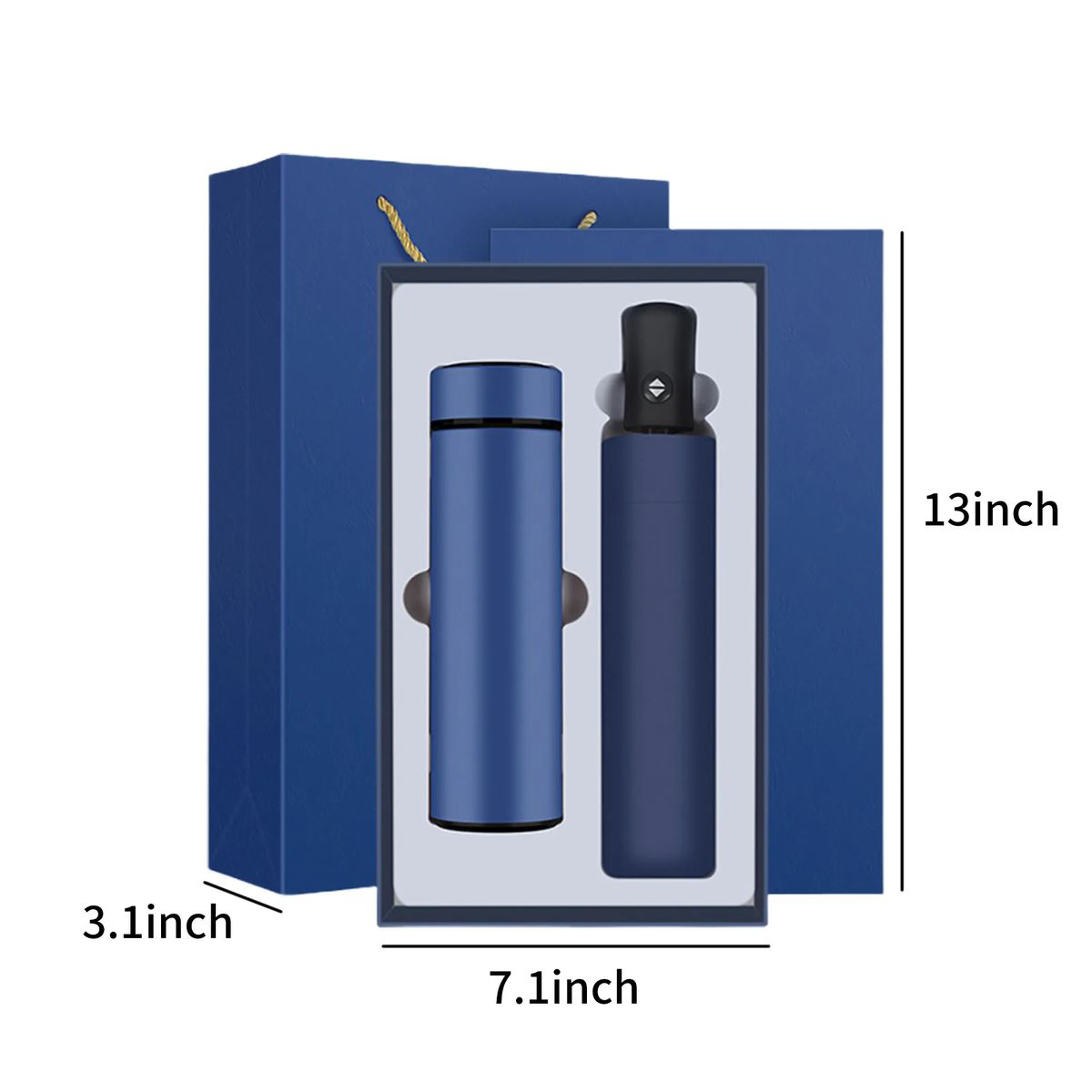 Thermos Cup and Umbrella Gift Set with LED Display 6